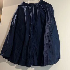 Uniqlo dark blue a-line skirt